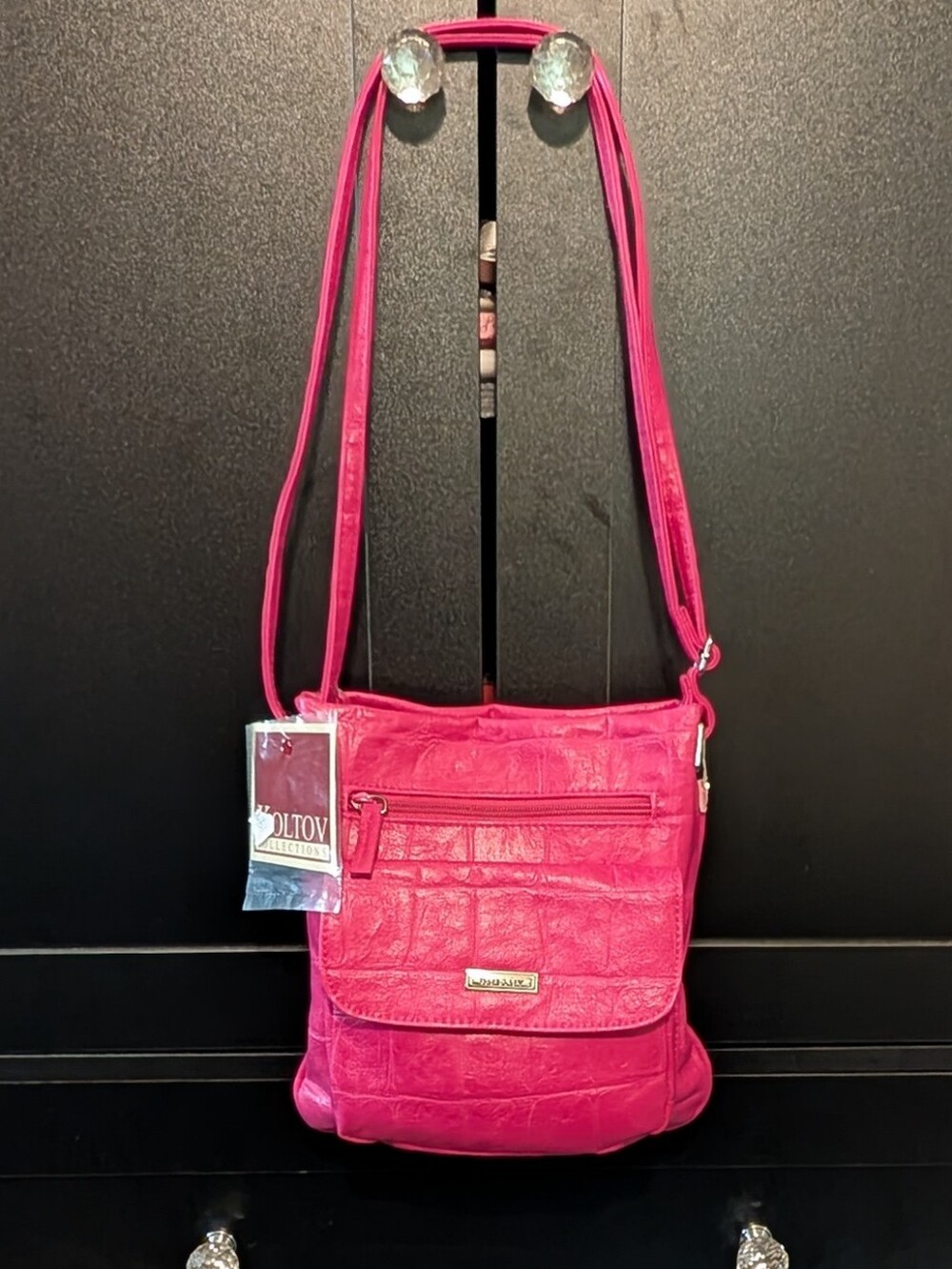Koltov Collection  Hot Pink Crossbody Bag NWT